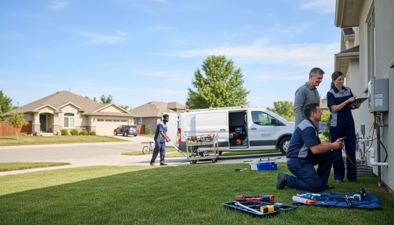 Tankless water heater service in Moscow, AR